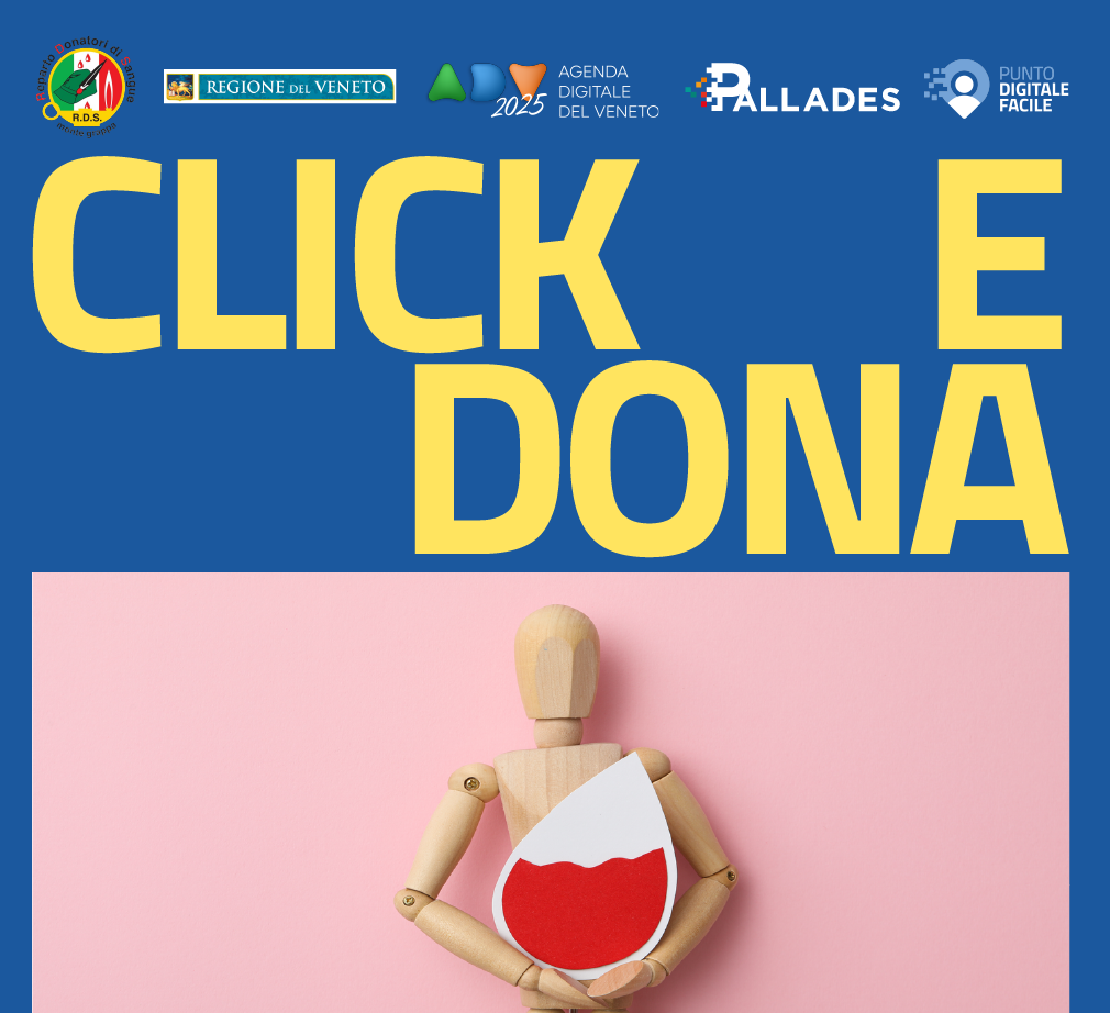 Click e dona! - martedì 18 marzo ore 20:00 sala consiliare Municipio di Mussolente