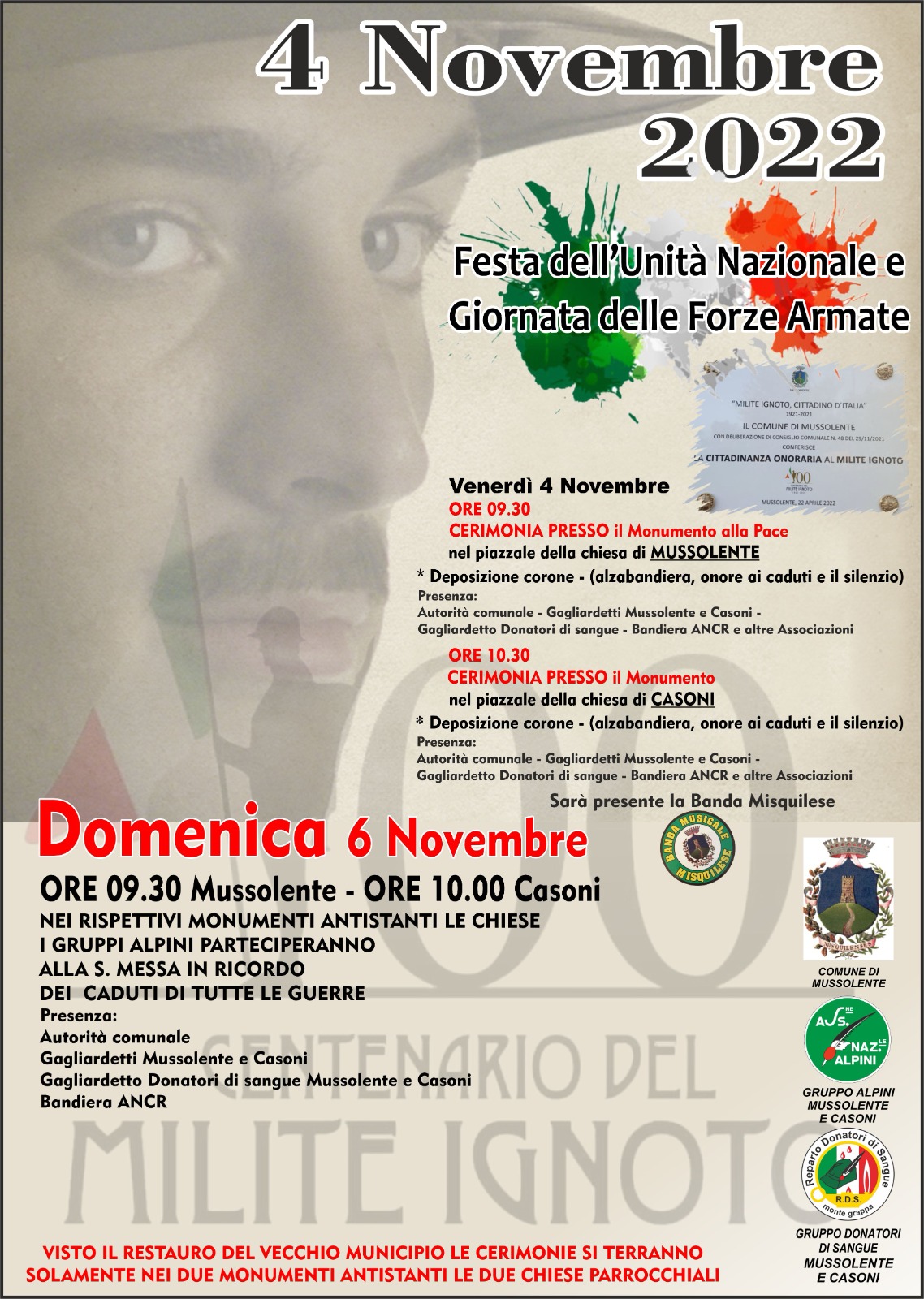 Celebrazioni IV novembre