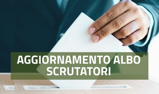 Aggiornamento albo unico persone idonee all'ufficio di scrutatore 2025